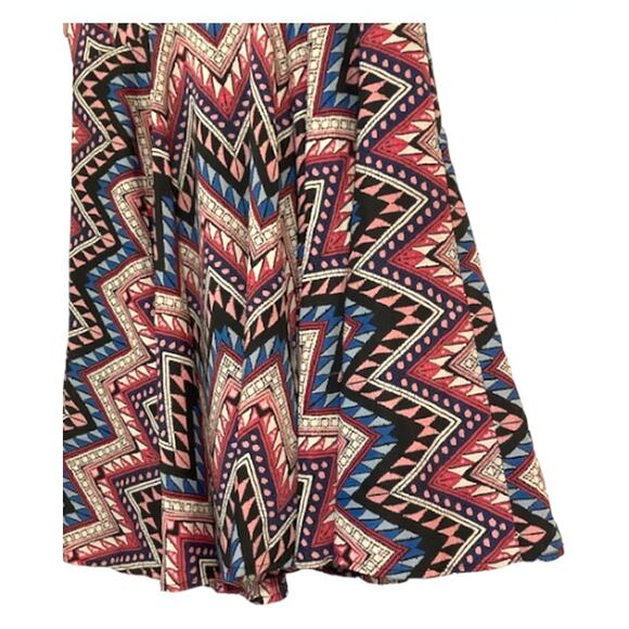 Pink & Blue GEOMETRIC Dress - Forever 21 - Size M - Picture 4 of 6